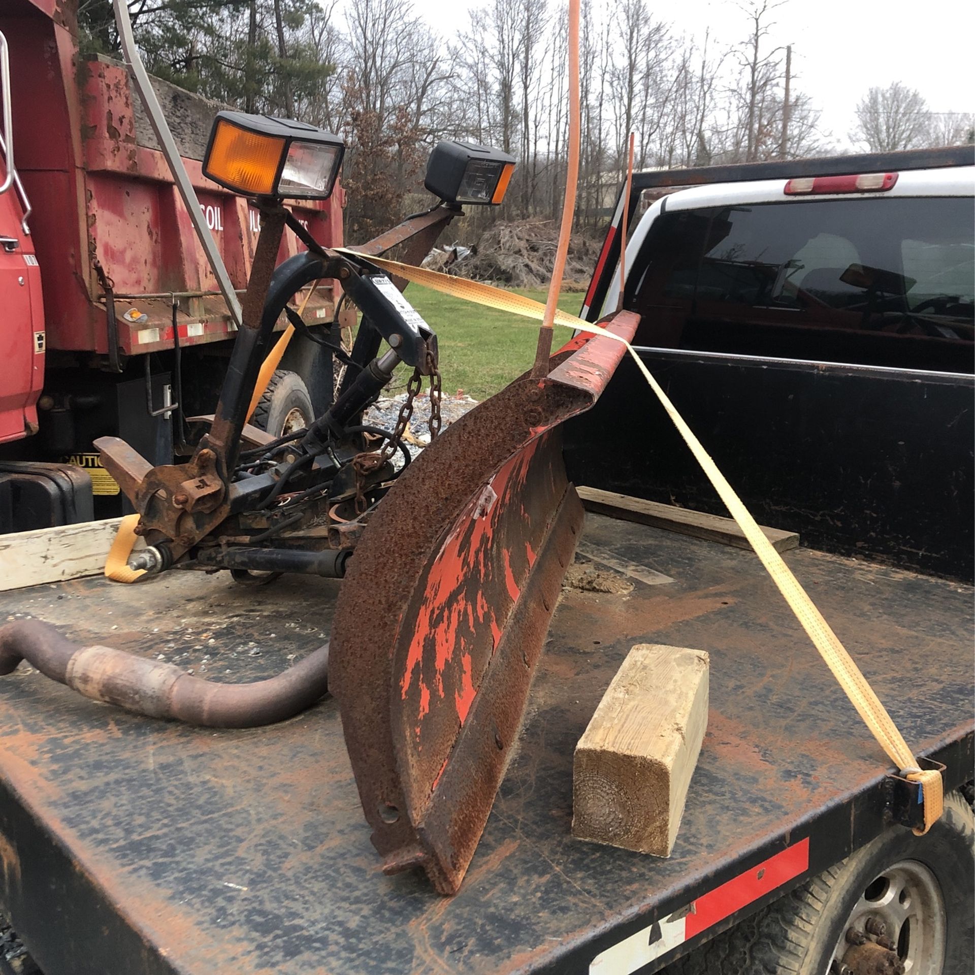 Curtis snowplow 7’6” complete set up