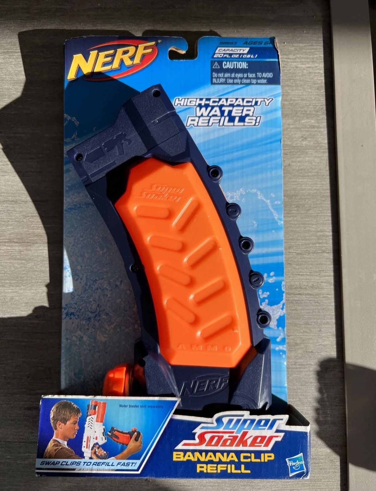 Nerf Super Soaker Banana Clip Refill High Capacity Water Refills New