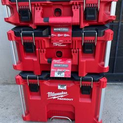 Brand New Milwaukee Packout Tools Boxes 