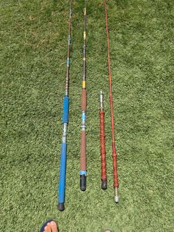 West Coast saltwater conventional rods.