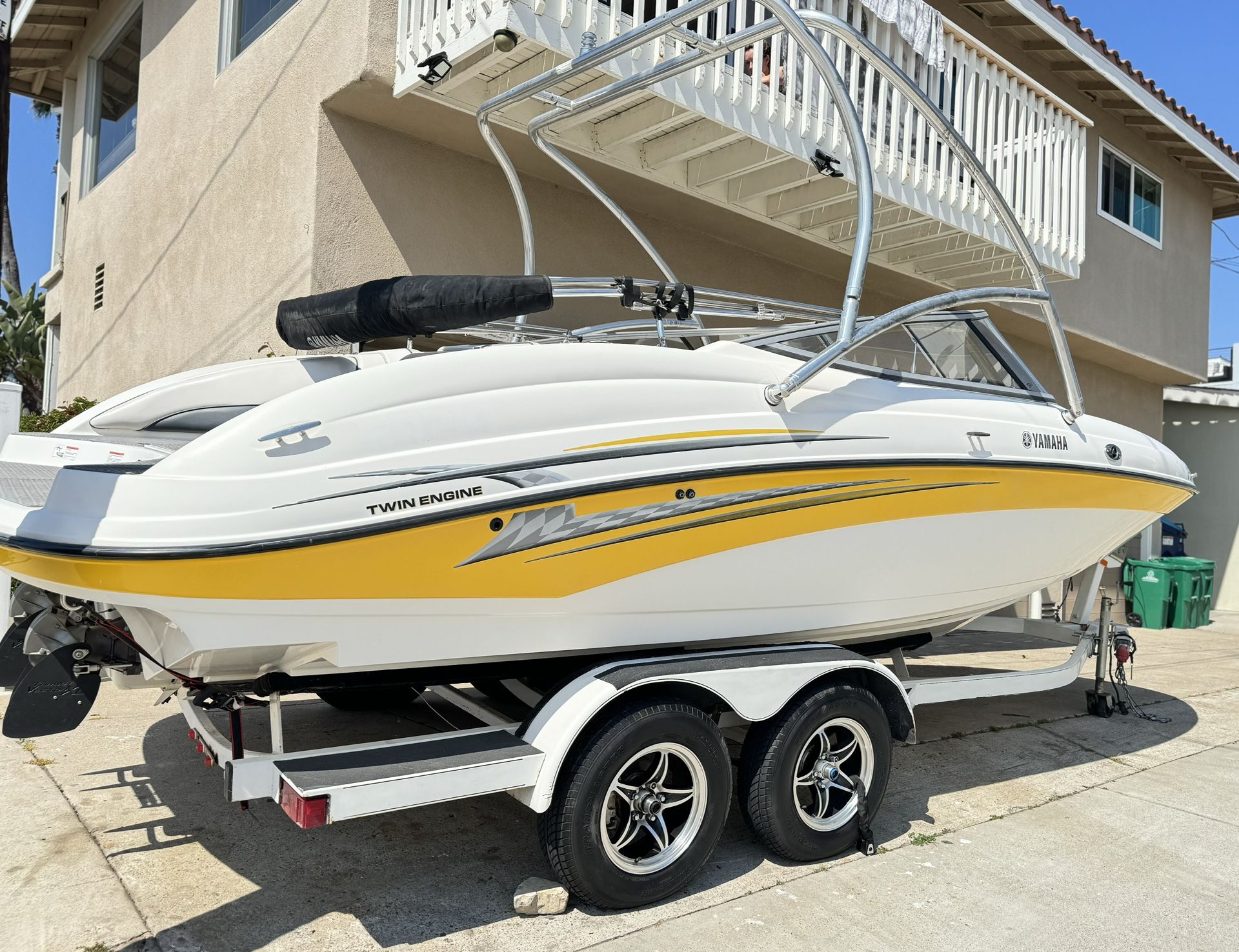2006 Freshwater Yamaha AR210 Wakeford Boat with Trailer clean for Sale