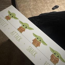 Grogu Baby Yoda Star Wars Picture Frame 