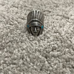 Sterling Silver Chief Ring 
