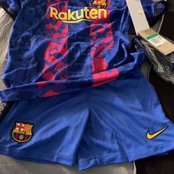 Nike New Barcelona Kit For 7-8 Years Kid Size