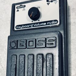 BOSS FV-200 Volume Pedal For Keyboard, Guitar Etc. 