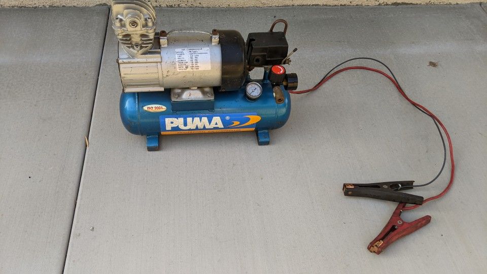 Puma 3/4 HP Air Compressor 12V Max PSI 125