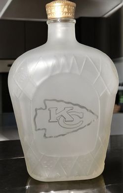 Frosted 750ml Kansas City Chiefs Bottle 