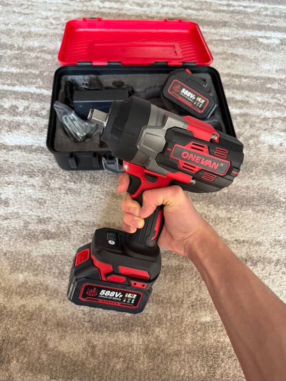 Cordless Impact Wrench with high torque 1250ft-lbs