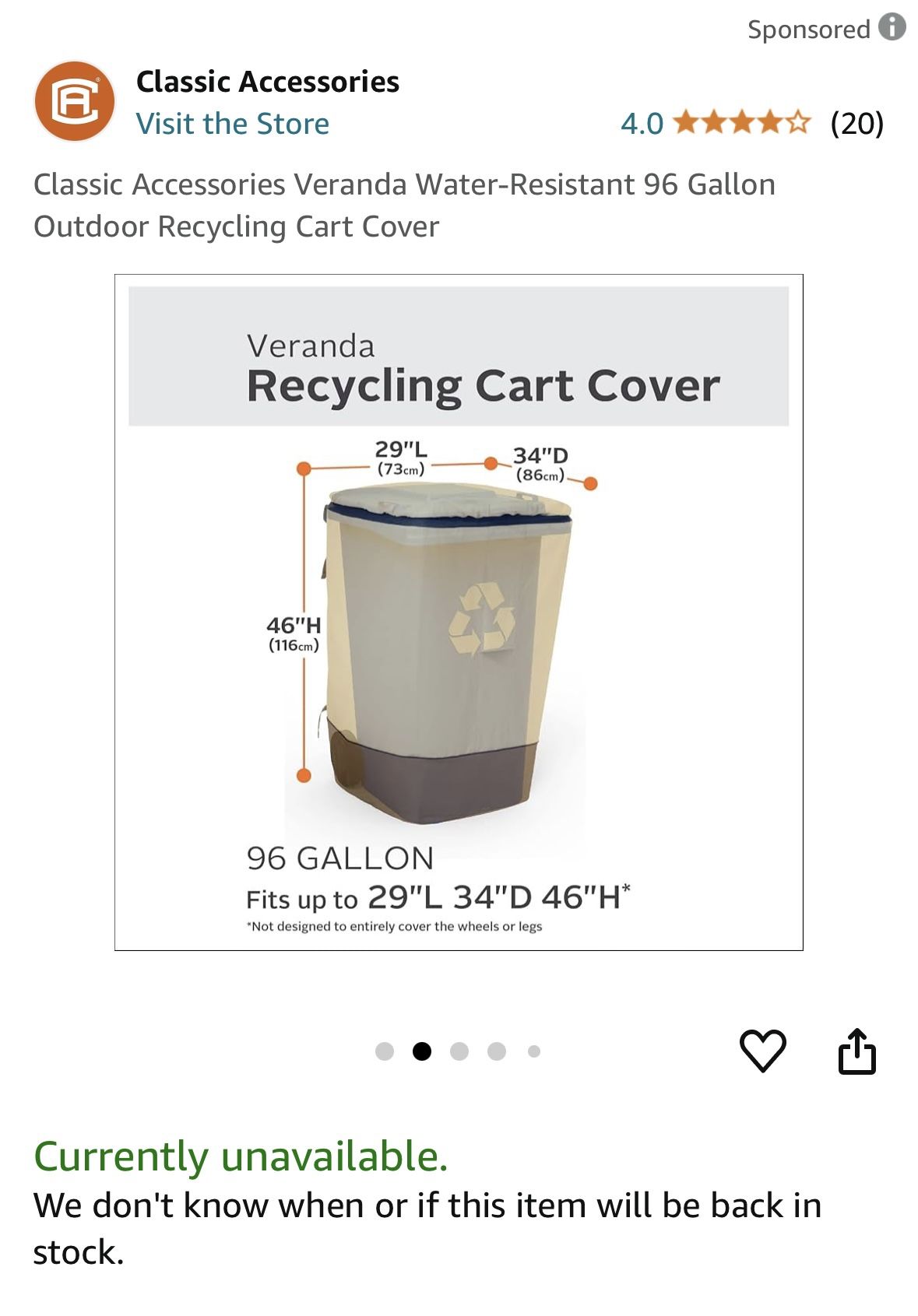 Trash Container Covers (x2)