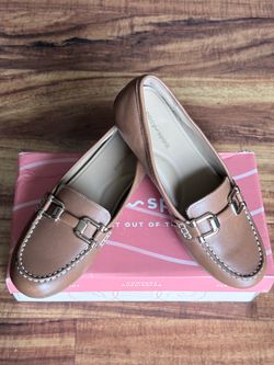 Easy Spirit Leather Bit Loafers - Size 6.5