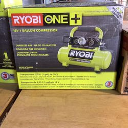 RYOBI ONE+ 18V Cordless 1 Gal. Portable Air Compressor (Tool-Only)