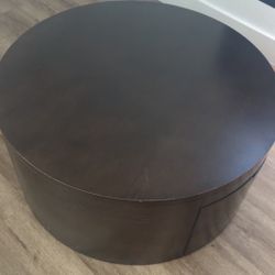 Round Coffee Table With Storage