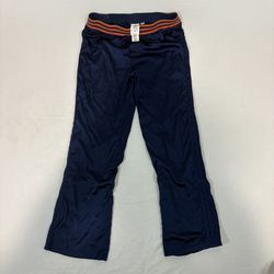 Vintage Adidas Track Pants Navy Orange Large 90s Retro Athletic