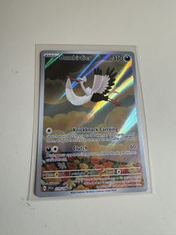 Pokémon TCG Bombirdier Illustration Rare Card Scarlet & Violet 219/198 NM