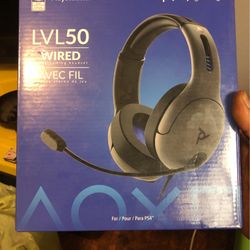 PDP Gaming LVL50 Wired Headset With Noise Cancelling Microphone: Black