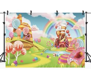 Candyland Photo Backdrop