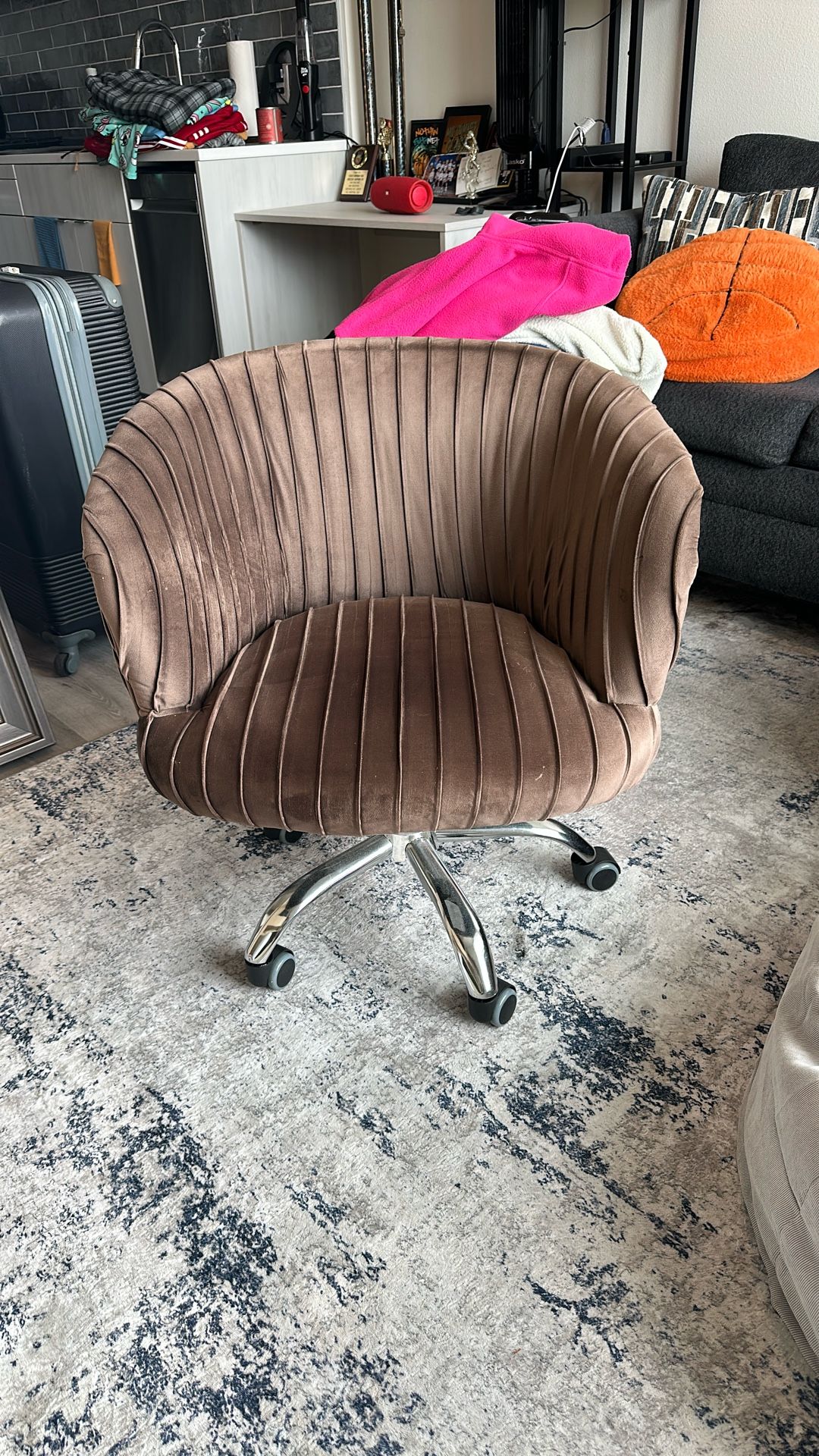 Brown Roller Chair For Sale