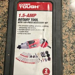 Hyper To 1.5 Amp Rotary Tool 105 Piece Accessory kit