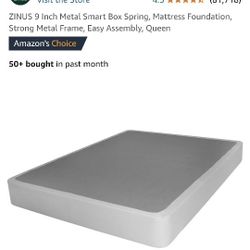 Queen bed Frame And Box Spring