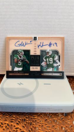 Dual Garret Wilson and Keyshawn Johnson Auto
