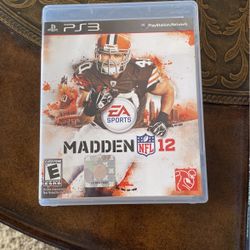 PS3 Madden NFL 12