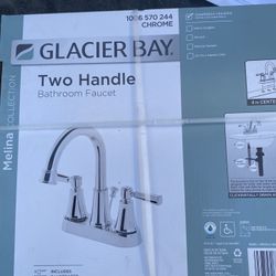 Glacier Bay Melina Collection Two-Handle Faucet – Chrome (New)