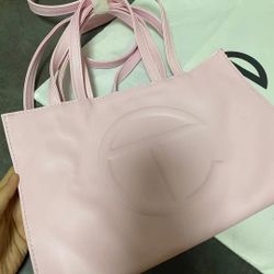 Bubblegum pink  telfar bag		

