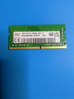 Samsung 16GB PC-3200 SODIMM Ram Memory - Working Pull