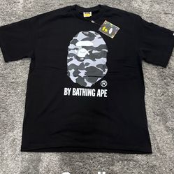 BAPE black camp shirt SIZE S