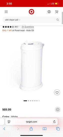 Ubbi diaper pail