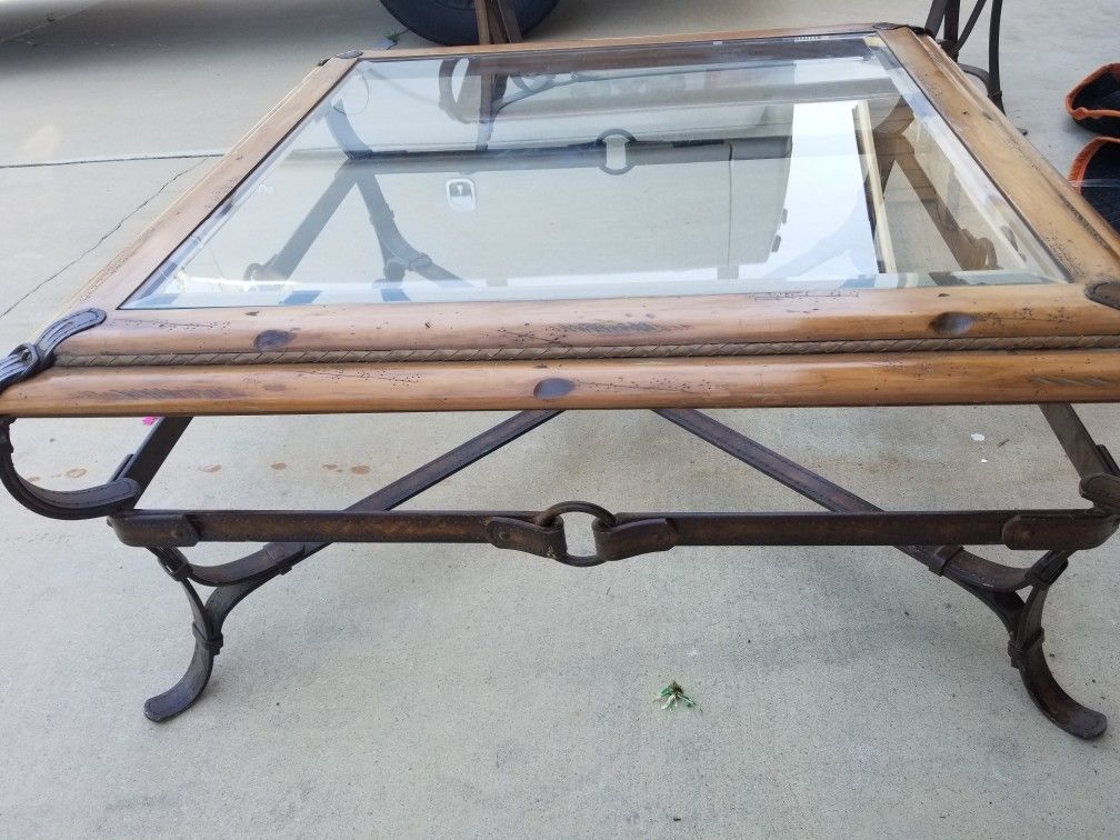 Lower Height Table /couch Table Ralph Lauren 1970 COWBOY INSPIRED