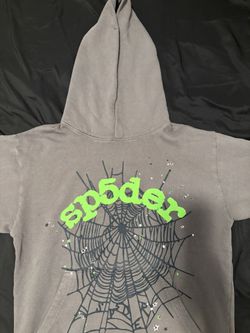 Sp5der Wait Web Hoodie Size Small