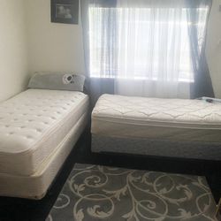 ✅✅✅ For sale—3 twin beds with Hollywood style frame— (USED NOT NEW)  I have stocked up on these from purchasing them in Seattle and Tri Cities and bri