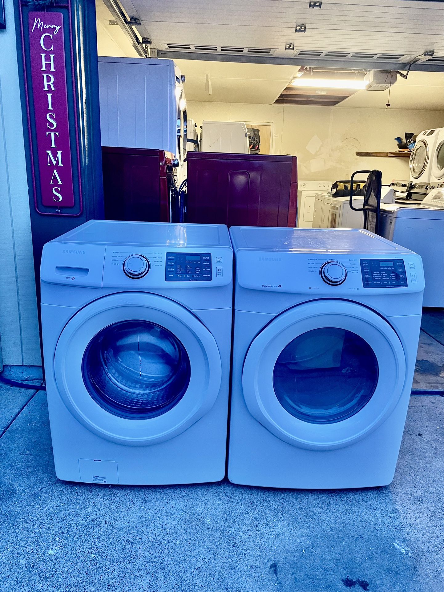 Set Washer & Electric Dryer Samsung
