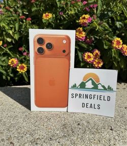 iPhone 17 pro max orange 1TB