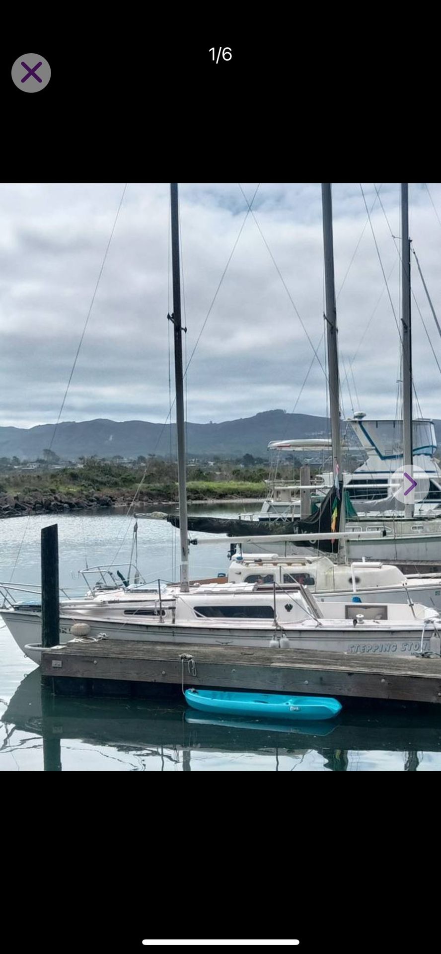 1978 American 23” Sail Boat Cabin Cruiser Very Nice