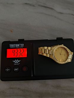 14k gold watch