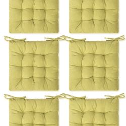 6 Pack Seat Cushion, Chair Cushion, Comfort Chair Pads