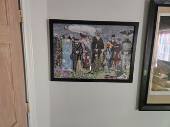 Edward Gorey Pomegranate Artpiece Puzzle + Frame!