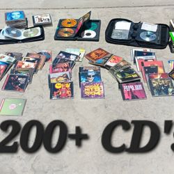 Amazing Music Collection 200+ CD's Hip-Hop, Rock, Etc!