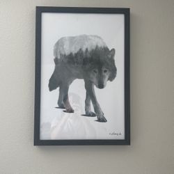 Wall Art Wolf/Bear