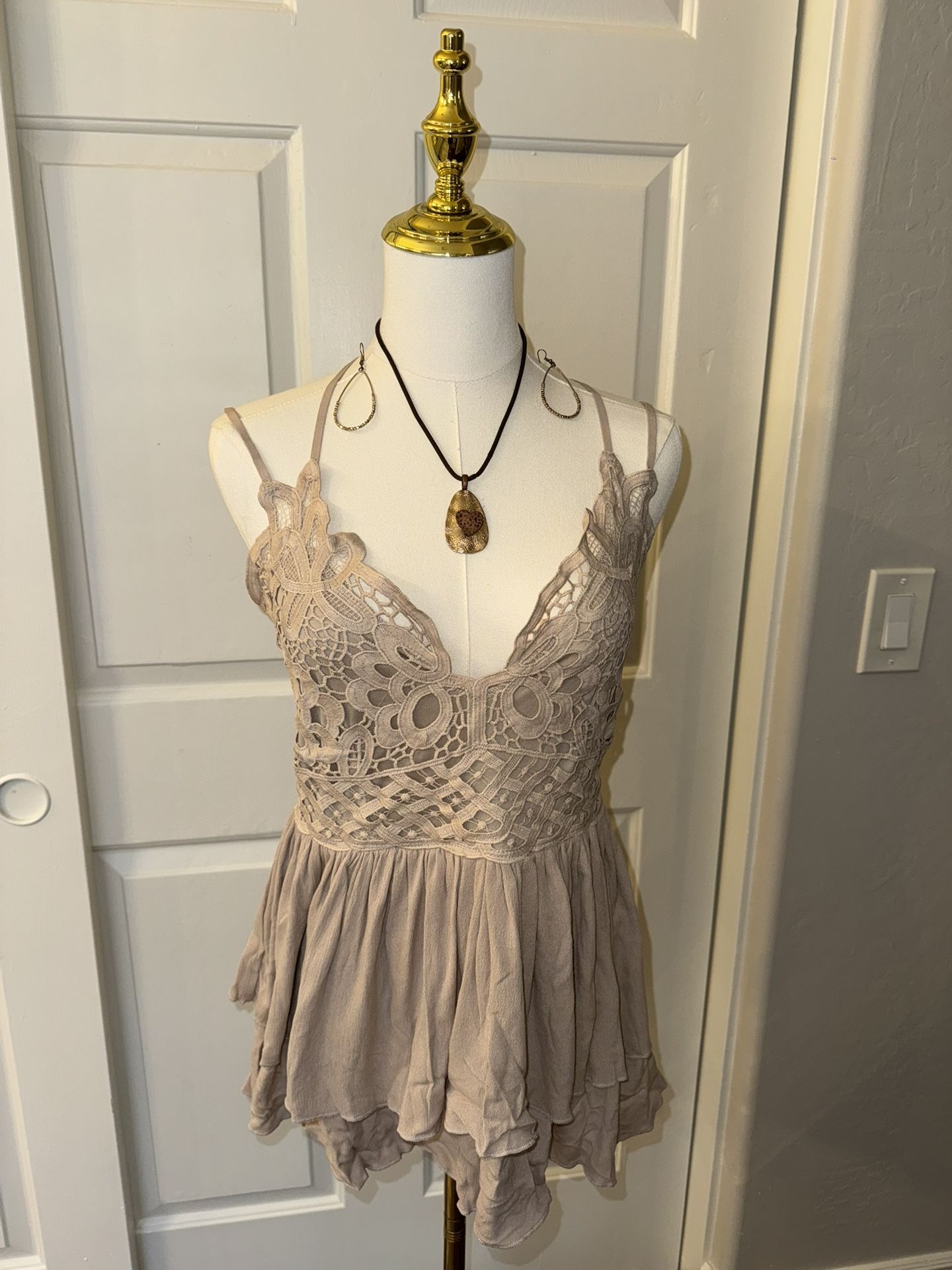 Ruffled Layered Canisole