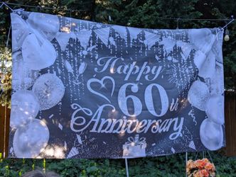 60th Anniversary Decorations