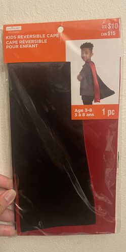 KIDS REVERSIBLE CAPE Halloween Or Costume