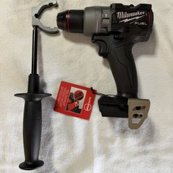 Milwaukee M18 FUEL 18V Lithium-Ion Brushless Cordless 1/2 in. Hammer Drill/Driver (Tool-Only)