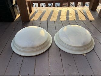 Ceiling lights 14” Domed 2 lamps