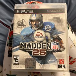  PS3 Madden NFL 25