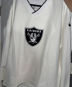 Raiders Nike Windshirt -2x White