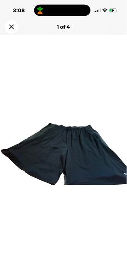 Nike Dri Fit Mens Black Basketball Shorts! 3XLT 44x10