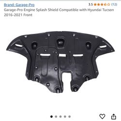  Garage-Pro Engine Splash Shield Compatible with Hyundai Tucson 2016-2021 Front